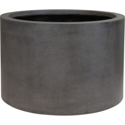 fleur ami Roccastone Bodengefäß Cylinder anthrazit - Ø 48 cm, H 30 cm