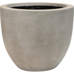Roccastone Bodengefäß Classic natur beton - Ø 45 cm, H 38 cm