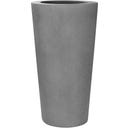 fleur ami Polystone Bodenvase Conical grau - Ø 43 cm, H 80 cm