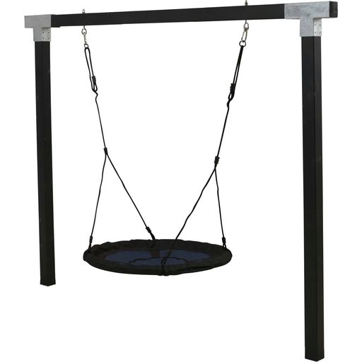 PLUS A/S Cubic Swing Frame with Nest Swing, Black - 1 item