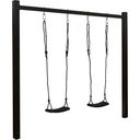 PLUS A/S Steel Swing Frame, Black - with Swings