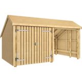 PLUS A/S MULTI Garden Shed with Double Gate
