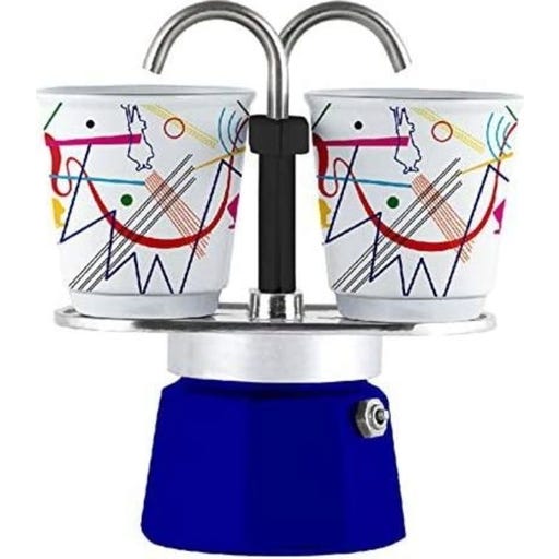 Bialetti MINI Express + 2 Espresso Cups - Kandinsky