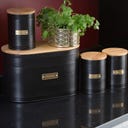 OTTO COLLECTION Brotkasten, schwarz, 10,5 Liter - 1 Stk