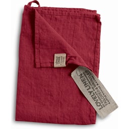 Lovely Linen Guest Towel / Place Mat - Cabernet