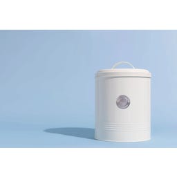 LIVING Kompostbehälter, pastellcreme, 2,5 Liter