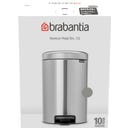 Cubo de Pedal Newicon, 12 Litros, con Cubo Interior de Plástico - Soft Grey