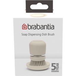 Brabantia Spülmittelspendende Geschirrbürste - Soft Beige