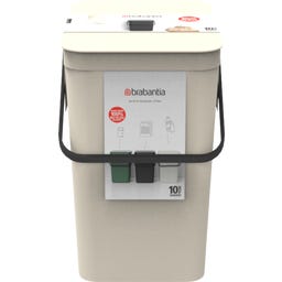 Brabantia Sort & Go - Pattumiera 25 L - Soft Beige