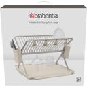 Brabantia SinkSide Faltbares Abtropfgestell, Groß - Soft Beige