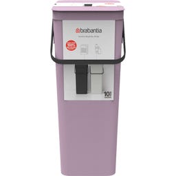 Brabantia Sort & Go Afvalemmer, 40 Liter - Lilac Pink