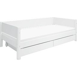 Flexa WHITE Einzelbett mit Schubladen - weiß
