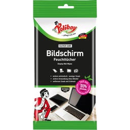 POLIBOY Bildschirm Feuchttücher - 15 Stück