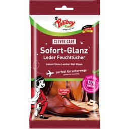 POLIBOY Sofort-Glanz Leder Feuchttücher - 10 Stück
