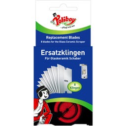 POLIBOY Ersatzklingen für Glaskeramik Schaber - 8 Stück
