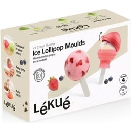 Lékué Stieleisformen, 4er-Set - Mixed