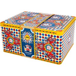 Dolce & Gabbana - Carretto Siciliano - Set Moka Express: 2 tazas + 2 vasitos y 2 Cucharillas Doradas