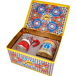 Dolce & Gabbana - Carretto Siciliano - Set Moka Express: 3 Tazas + Perfetto Moka Irresistibile 200 g