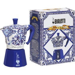 Dolce & Gabbana - Blu Mediterraneo - Cafetera Moka Express - 6 tazas