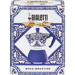 Moka Express Dolce & Gabbana Induction Blu Mediterraneo - 4 skodelice