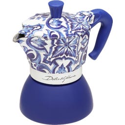Moka Express Dolce & Gabbana Induction Blu Mediterraneo - 4 skodelice