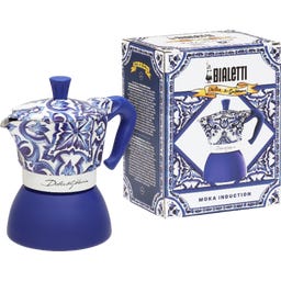 Moka Express Dolce & Gabbana Induction Blu Mediterraneo - 4 skodelice