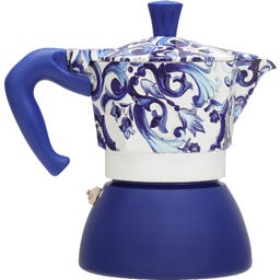 Moka Express Dolce & Gabbana Induction Blu Mediterraneo - 4 skodelice