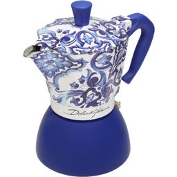 Dolce & Gabbana - Blu Mediterraneo - Cafetera Moka Induction - 6 tazas