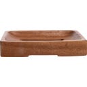 Tranquillo Natural Neem Soap Dish - square/slotted