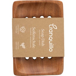 Tranquillo Natural Neem Soap Dish - square/slotted
