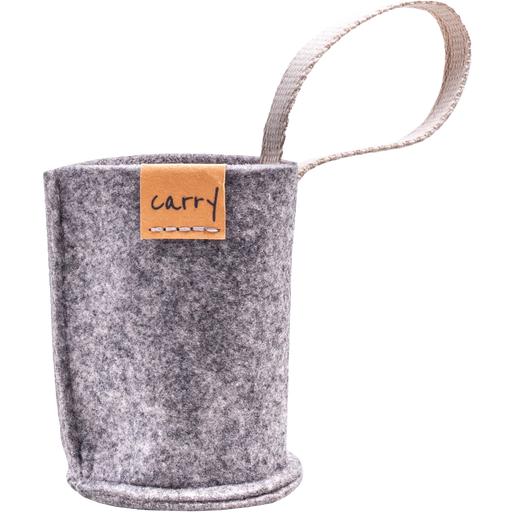 CARRY Bottle Flaschenhülle - Sleeve 0,4 Liter - grau