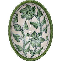 Tranquillo Tvålfat Blue Pottery - grön