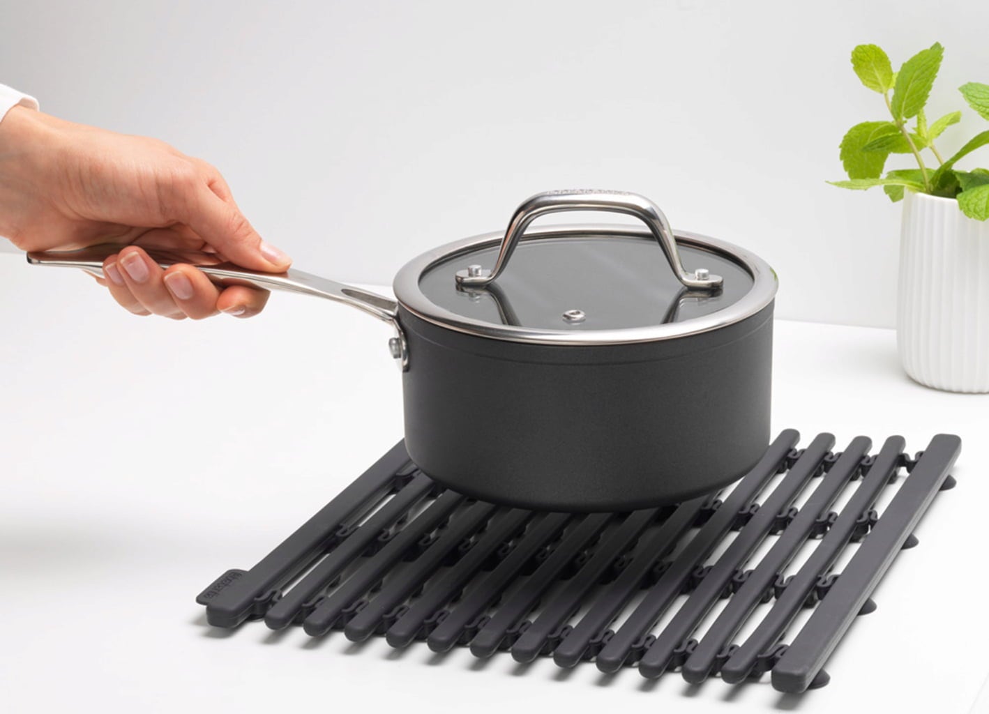 Brabantia Diskbänkmatta, mörkgrå - 1 st.