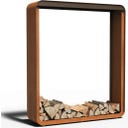 FORNO Portalegna in Acciaio Corten - SERRA - 150 x 40 x 180 mm