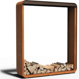 FORNO Portalegna in Acciaio Corten - SERRA - 150 x 40 x 180 mm