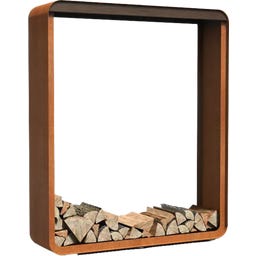 FORNO Portalegna in Acciaio Corten - SERRA - 150 x 40 x 180 mm