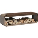 FORNO Range-Bûches en Aluminium SERRA Seat - 150 x 40 x 45 cm