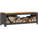 FORNO Stahl-Holzaufbewahrung LOGG Seat