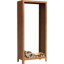 FORNO Portalegna in Acciaio Corten - LOGG - 80 x 40 x 180 cm