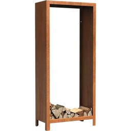FORNO Portalegna in Acciaio Corten - LOGG - 80 x 40 x 180 cm