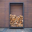 FORNO Stahl-Holzaufbewahrung LOGG