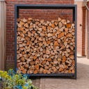 FORNO Stahl-Holzaufbewahrung LOGG