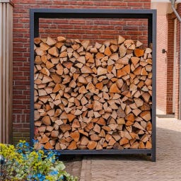FORNO Stahl-Holzaufbewahrung LOGG