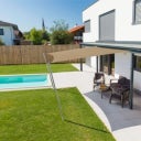 Windhager CANNES Square SunSail 4x4m - taupe