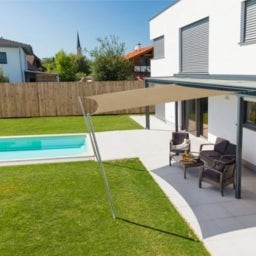 Windhager CANNES Square SunSail 4x4m - taupe
