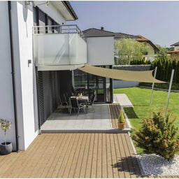 Windhager Tenda da Sole Quadrata - CAPRI, 5 x 5 m - beige