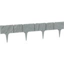 Prosperplast Bordure de Jardin Aspect Pierre, Béton - 1 kit