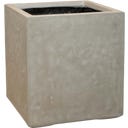 fleur ami Roccastone Pflanzwürfel natur beton - 40 x 40 x 44 cm