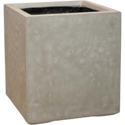 fleur ami Roccastone Pflanzwürfel natur beton - 40 x 40 x 44 cm