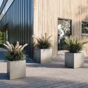 fleur ami Roccastone Pflanzwürfel natur beton - 40 x 40 x 44 cm